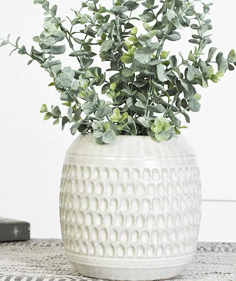 5" Patterned Ceramic Vase