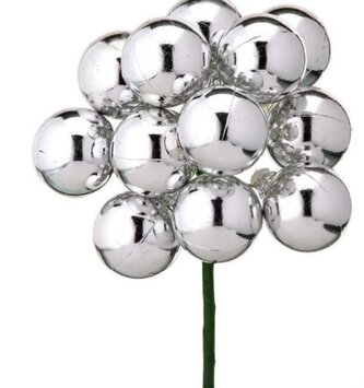 Silver Mini Ornament Bouquet