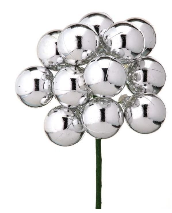 Silver Mini Ornament Bouquet