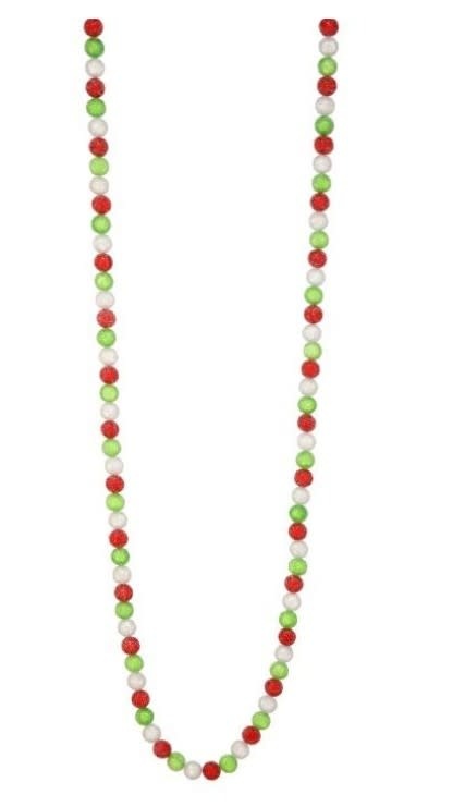 Straw Christmas Tree Garland - 6 Feet 