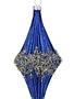 Midnight Blue Diamond Finial Ornament