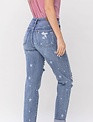 Judy Blue Mid-Rise Star Boyfriend Roll Cuff Jean By: Judy Blue