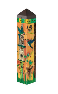 20" Feed the Birds Art Pole