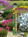 40" Garden Welome Art Pole