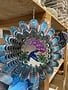 Large Animated Blue Hummingbird Wind Spinner