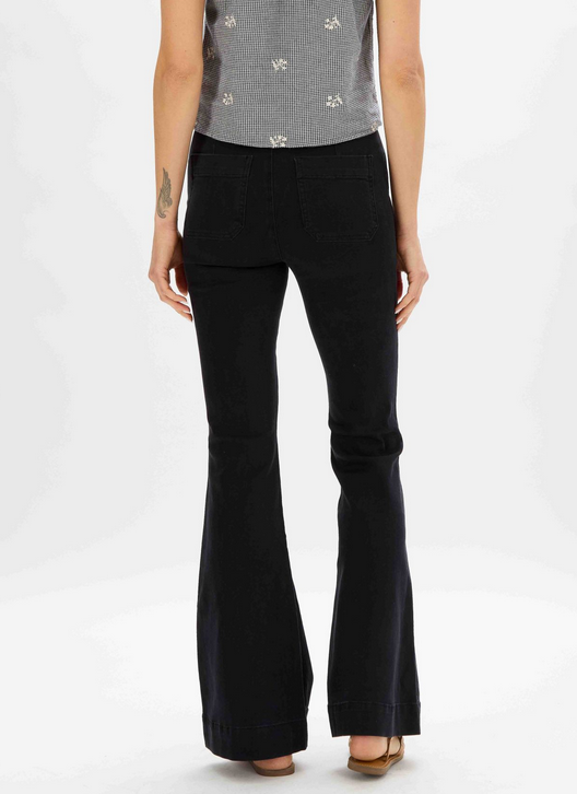 Judy Blue High Waisted Black Pull On Flare Jeans By: Judy Blue