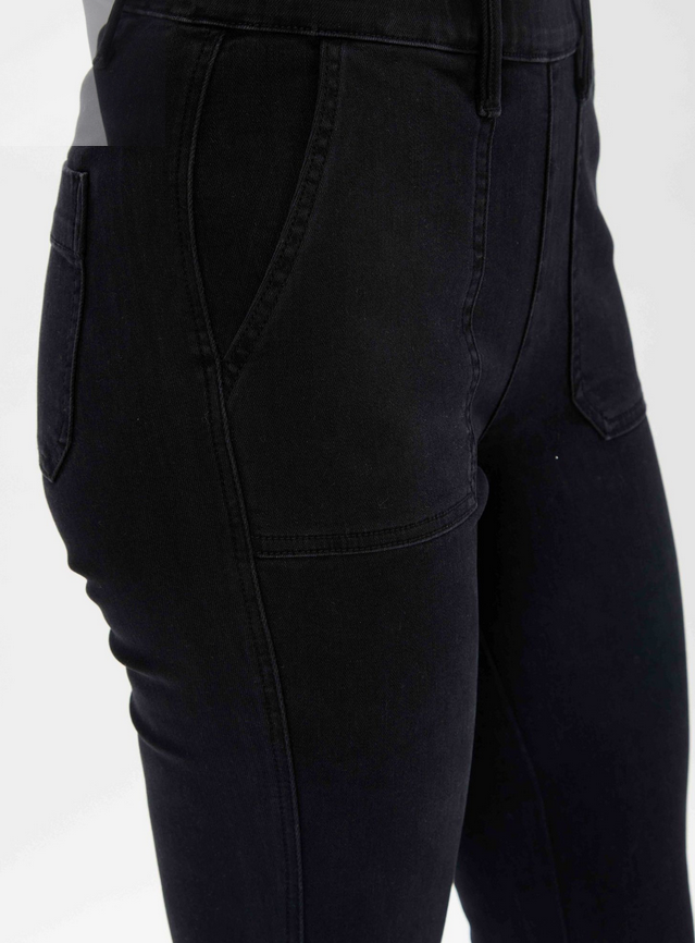 Judy Blue High Waisted Black Pull On Flare Jeans By: Judy Blue