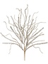 30" Glitter Pine Silver Branch