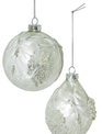 Winter Pearl Pinecone Ornament (2-Styles)