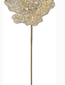 Golden Beaded Pearl Magnolia Stem