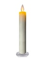 Set of 2 Battery Operated 9" Taper Candles