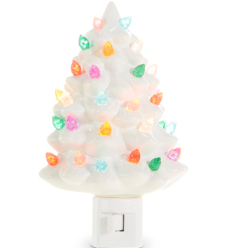 Retro Vintage Christmas Tree Night Light (2-Colors)