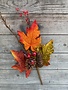 Fall Berry Pinecone Pick