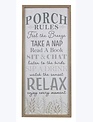 Wooden Framed Cottage Porch Sign