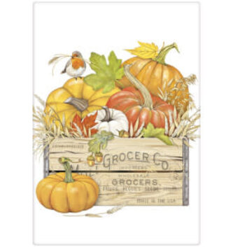 Fall Flour Sack Kitchen Towel (4-Styles)