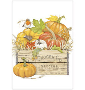 Fall Flour Sack Kitchen Towel (4-Styles)