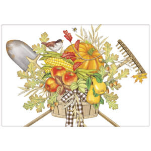 Fall Flour Sack Kitchen Towel (4-Styles)