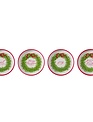 Christmas Message Wreath Saucer Plate (4-Styles)
