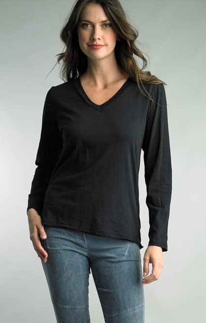 Tempo Paris Basic Long Sleeve Tee By: Tempo Paris (5-Colors)