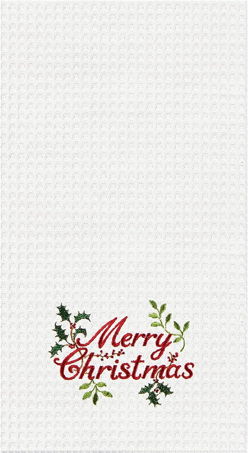 Holiday Embroidered Kitchen Towel (8-Styles)