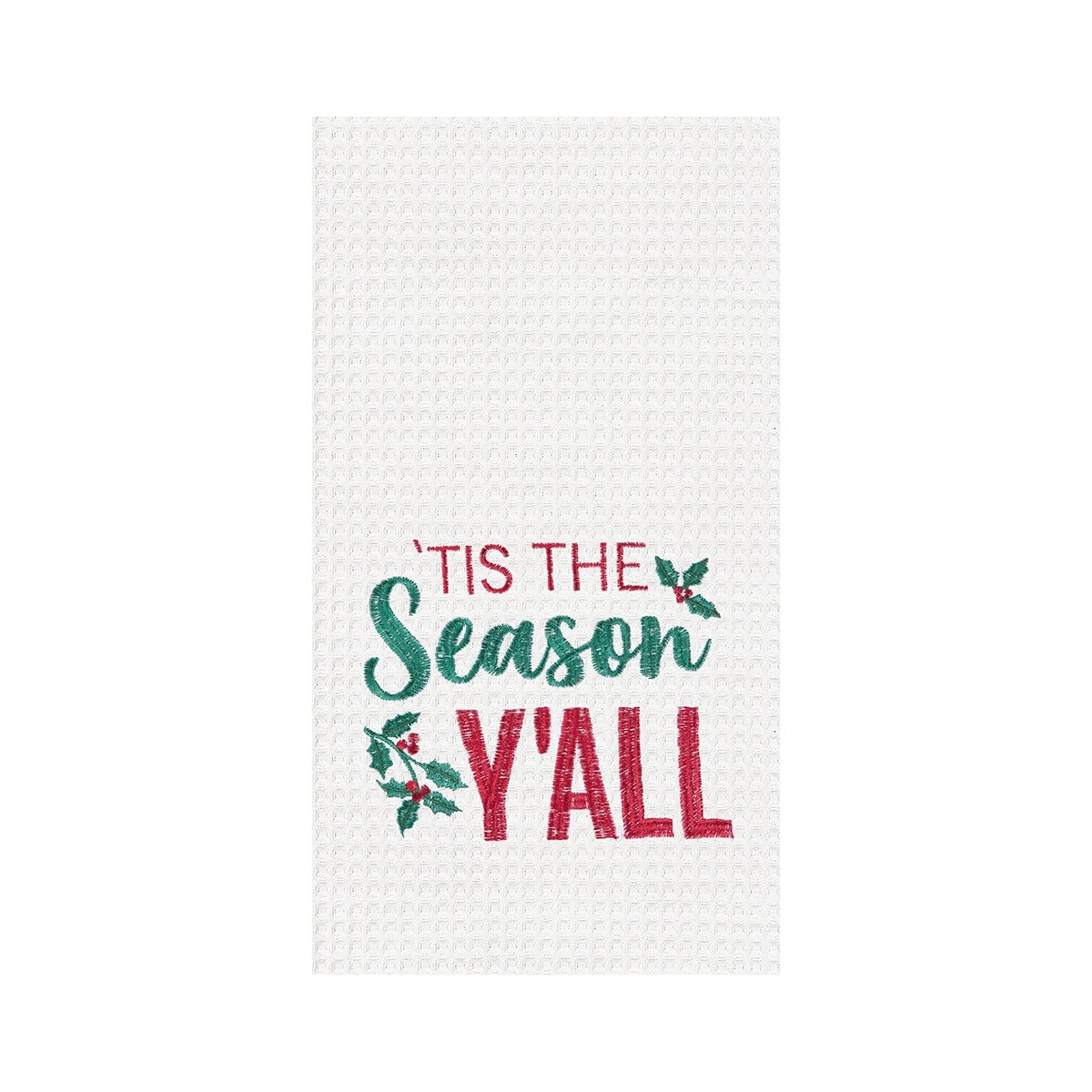 Holiday Embroidered Kitchen Towel (8-Styles)