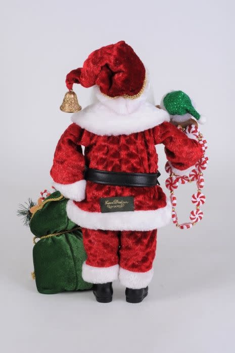 Karen Didion Peppermint & Goodies Santa