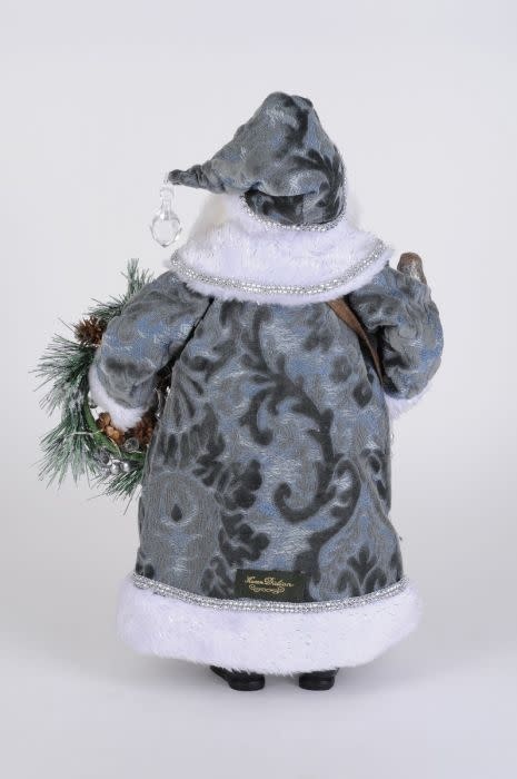 Karen Didion Lighted Snowy Serenity Santa