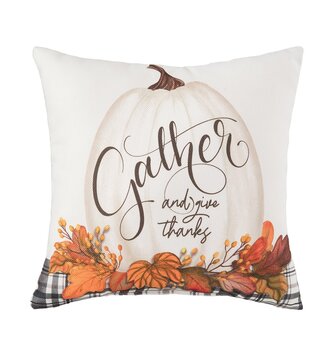 Gather & Give Thanks Pillow