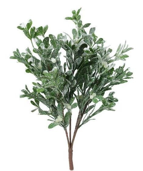 16" Icy Mistletoe Bush