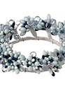 6" Jeweled Pearl Berry Candle Ring (3-Colors)