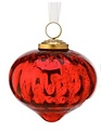 Mercury Glass Red Ornament (2-Styles)