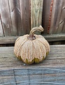 Glitter Harvest Wheat Pumpkin (3-Styles)