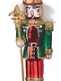 6.5" Glass Nutcracker Ornament (3-Colors)