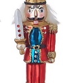 6.5" Glass Nutcracker Ornament (3-Colors)