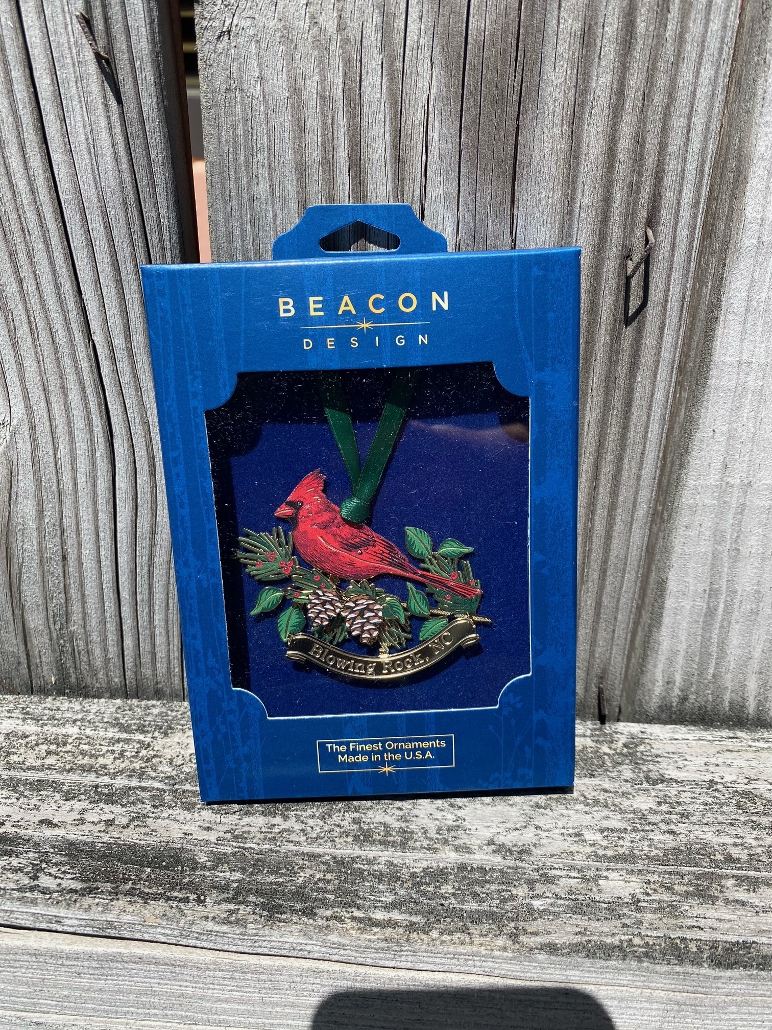 Etched Metal Blowing Rock Ornament (6-Styles)