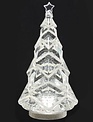 Clear Shimmer Christmas Tree Snowglobe