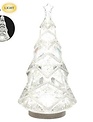 Clear Shimmer Christmas Tree Snowglobe
