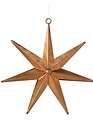 Copper Metal Star of Bethlehem