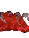 1.5" x 10 YDS Red Velvet Ribbon