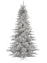 4.5' Retro Silver Tinsel Tree