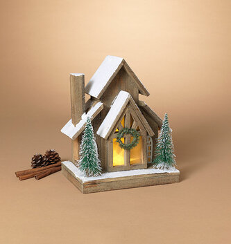 Battery Operated Alpine Village Piece (4-Styles)