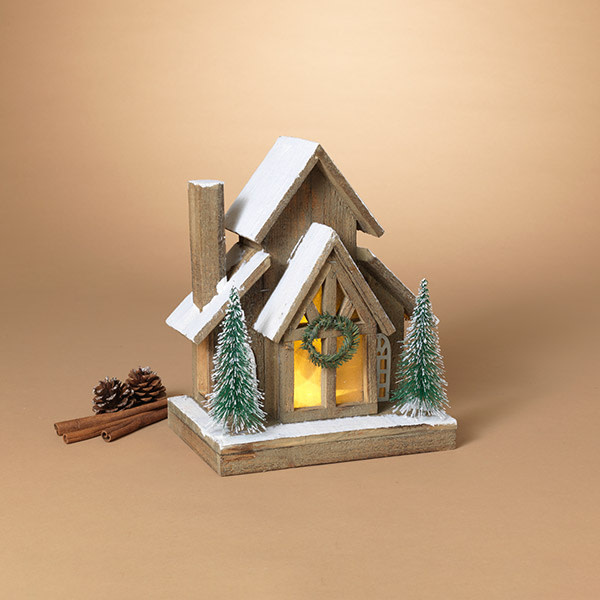 Battery Operated Alpine Village Piece (4-Styles)
