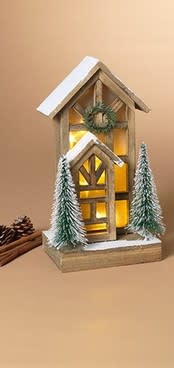 Battery Operated Alpine Village Piece (4-Styles)