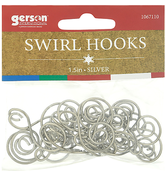 Holiday Swirl Ornament Hooks (2-Colors)