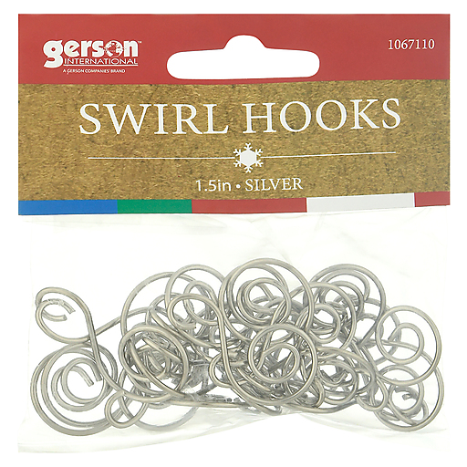 Holiday Swirl Ornament Hooks (2-Colors)