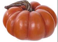 Twisted Stem Ridged Pumpkin (3-Colors)