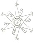 18" Metal Frosted Snowflake (3-Styles)
