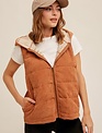 Lined Corduroy Vest (2-Colors)