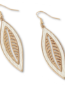 Gold Fern Earrings (2-Styles)