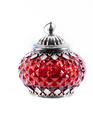 Vintage LED Mercury Glass Textured Lantern (3-Sizes 2-Colors)